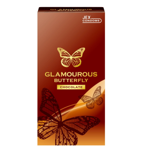 Glamorous Butterfly Chocolate Condom 6 pcs