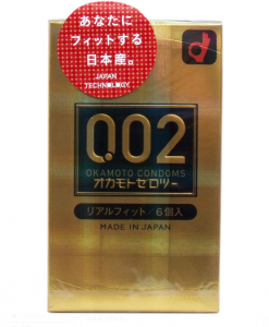Okamoto 002 Real Fit Condom 6pcs